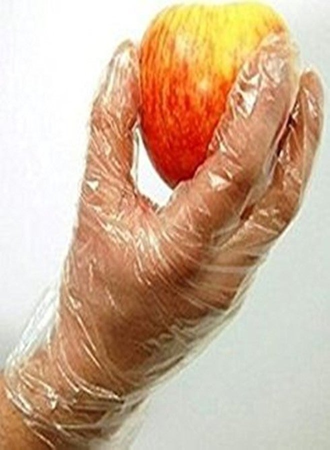 WELLSTAR Disposable Transparent Clear Plastic Gloves Pack of 1000 Pieces - Image 4